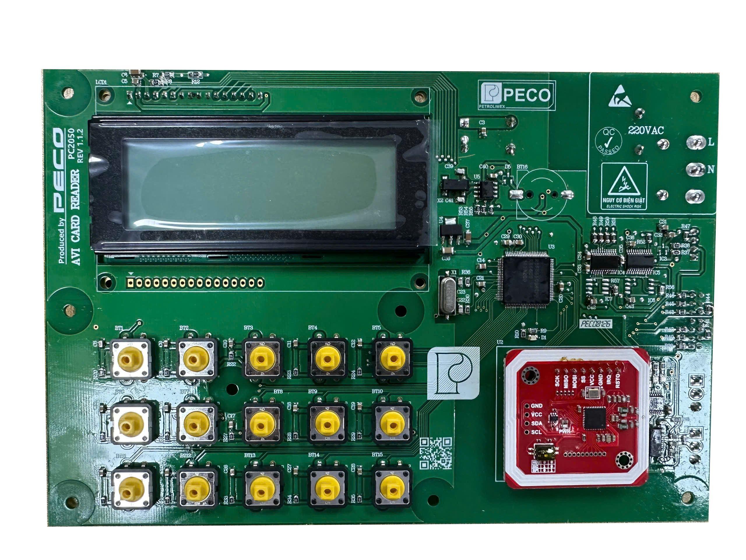 Bàn phím tích hợp quẹt thẻ từ